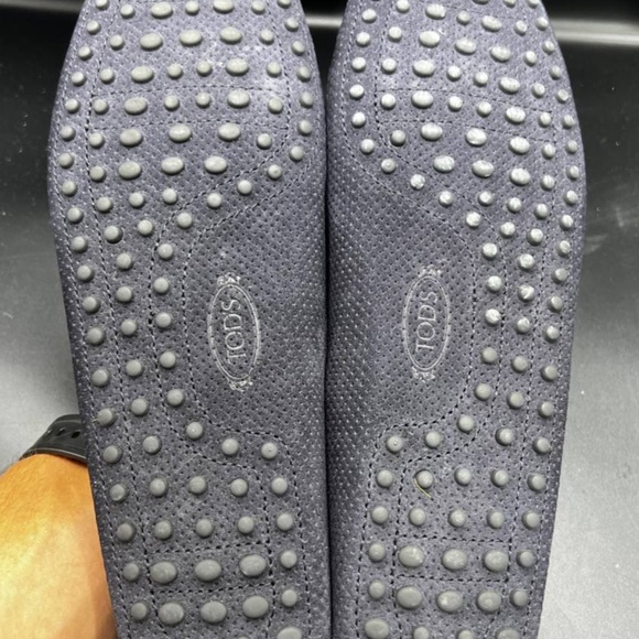 New In Box Tod’s Navy Laccetto Gommini 122 Men Size US 9.5 - Picture 5 of 8